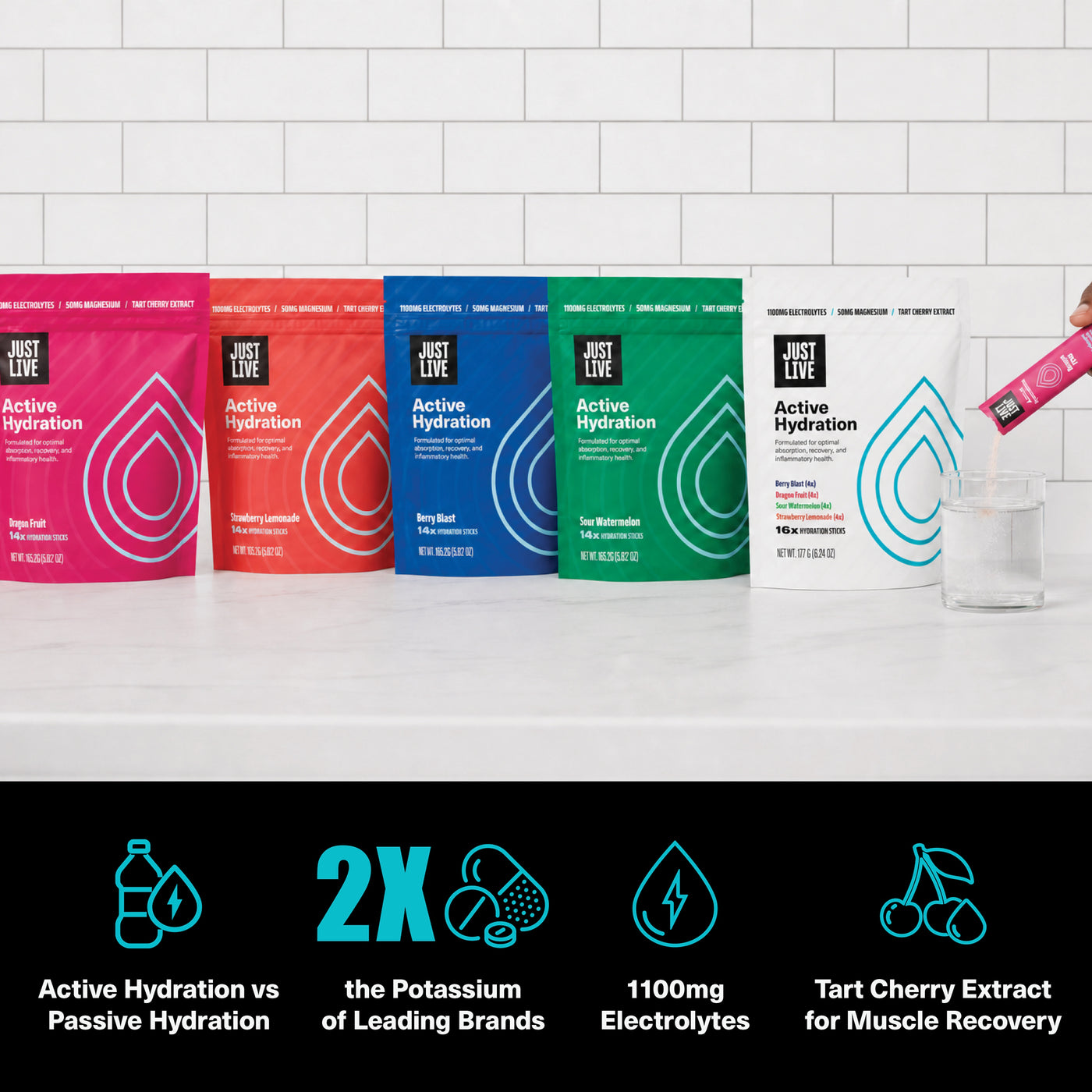 Variety Pack Active Hydration | Just Live